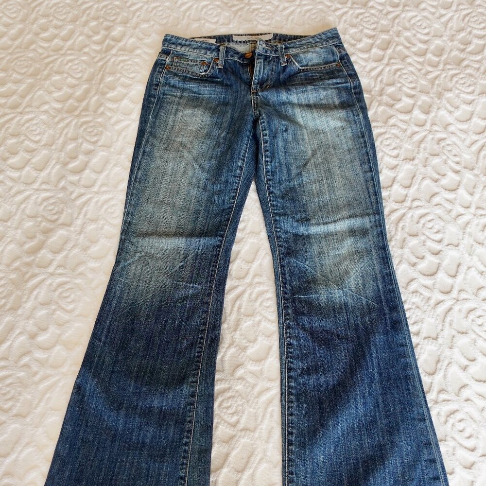 Joe's Jeans Boot Cut Mid Rise Distressed 100% Cotton Jeans (Size 26)